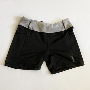 Reebok Athletic Spandex Shorts w/ CellPhone Pocket